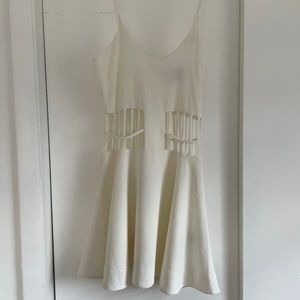 DTP white mini dress